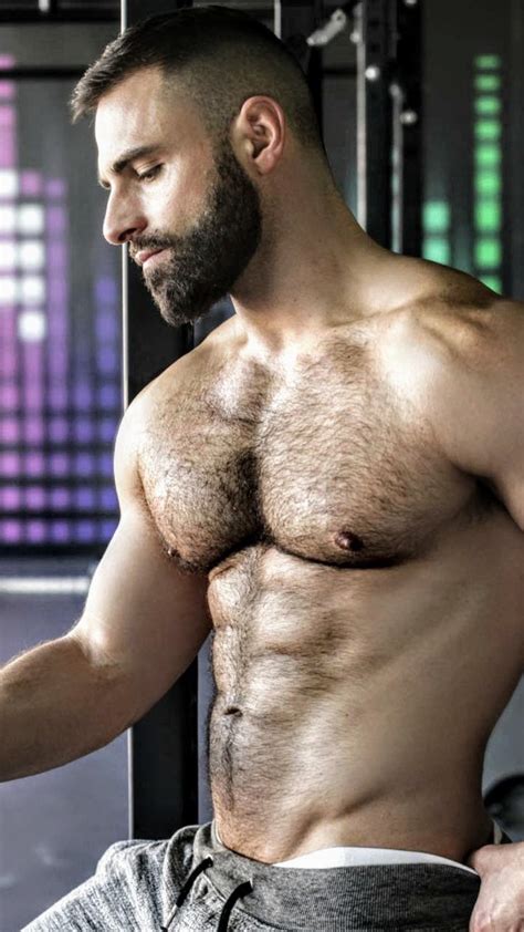 Pin By Urso Tico On Chest Fur Hairy Men Hairy Muscle Men Bearded