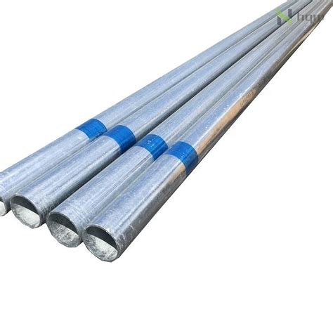 Hot Dipped Gi Tube BS 1387 ASTM A53 A 500 Seamless Welded 6m Q235 Sch40