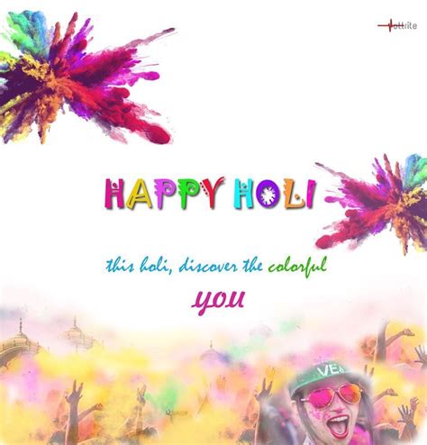 Poster Designed For The Festive Occasion ‘holi Holi Poster Happy