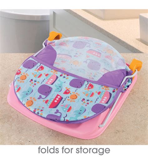 E the t bars old t up! Summer Infant Deluxe Baby Bather - Dolphin Drive