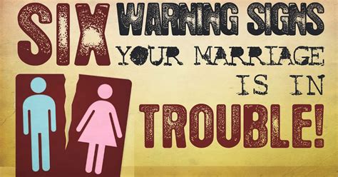 Modern Ministry Six Warning Signs That Your Marriage Is In Trouble