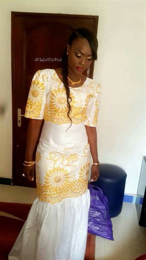 Parfait Pour Un Mariage à La Mairie Mode Nigériane Robe Femme Tenues Africaines Femme