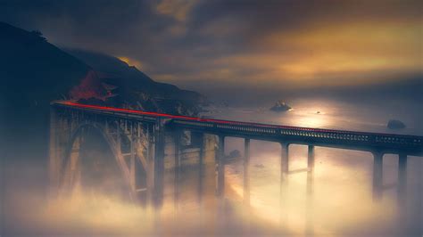 3840x2160 Dreamy Bridge Long Exposure 4k 4k Hd 4k Wallpapersimages