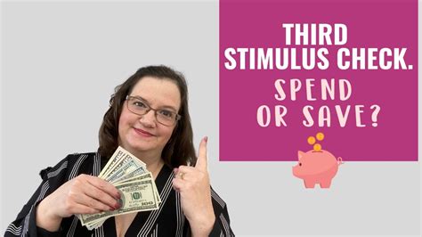 5 Best Ways To Spend Your Stimulus Check Third Stimulus Check On Its Way In 2021 Youtube