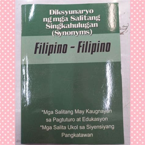 Filipino Filipino Diksyunaryo Shopee Philippines