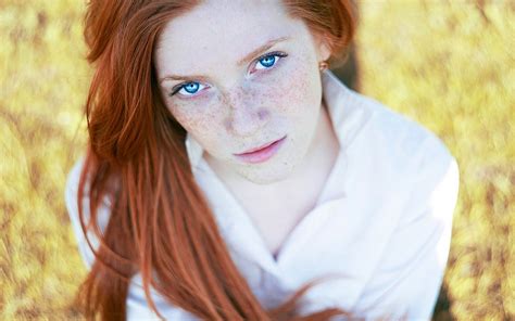Pin By Mikhail Steven On Characters Red Hair Blue Eyes Brown Hair
