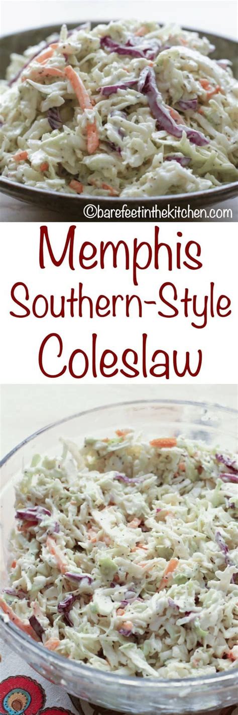 The dressing is so simple, so sweet and tangy, this is a classic coleslaw recipe perfect for any occasion. Memphis Southern-Style Coleslaw - get the recipe at ...