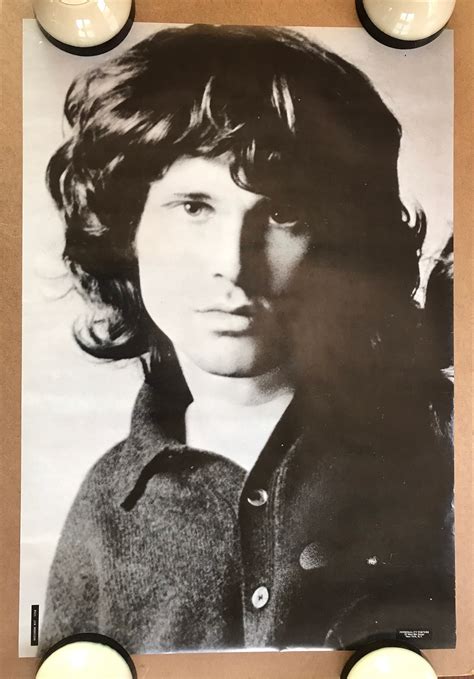 Jim Morrison The Doors New York 1968 Bandw Poster 24