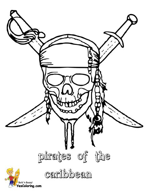Pirates Caribbean Coloring Pages Pirates Of The Caribbean Free