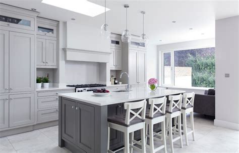 Ive never done well painting them on the wall for some reason. Farrow & Ball Painted Kitchen - Transitional - Kitchen - Other - by Savvy Kitchens | Houzz IE