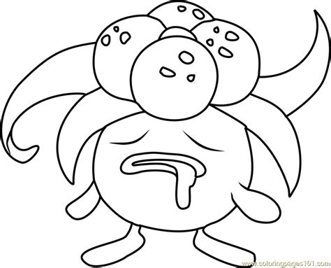 Oddish Coloring Pages At Free Printable Colorings
