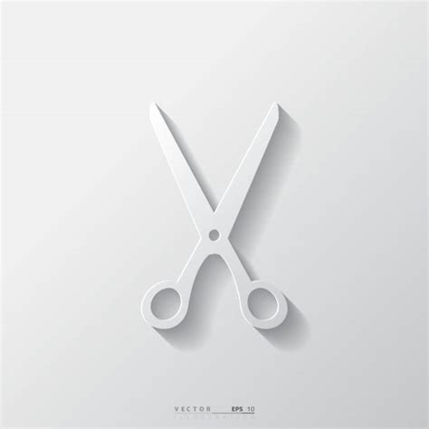 Haircutting Scissors Background Illustrations Royalty Free Vector