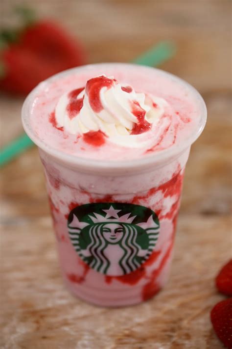 Starbucks Strawberries And Cream Frappuccino Gemmas Bigger Bolder Baking