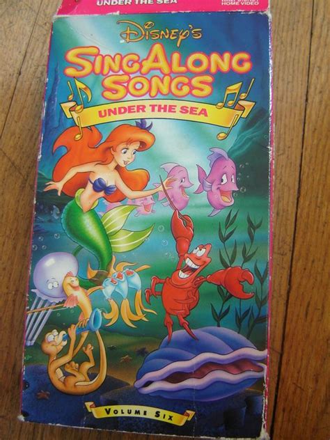 Disney Sing Along Songs Volume Under The Sea VHS USED EBay