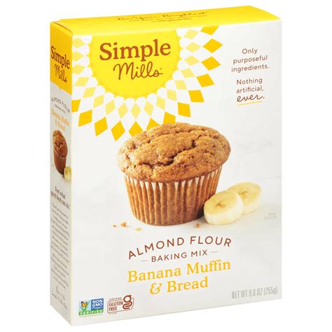 Simple Mills Banana Muffin And Bread Almond Flour Mix Shop Baking