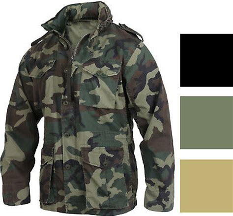 Activewear Woodland Camouflage M65 Coat Military M 65 Field Jacket With