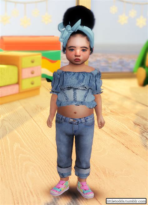 Weile — Littletodds The Sims 4 Toddler Lookbook Ruffle