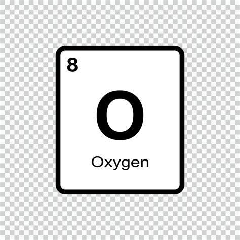 Elemento Quimico Oxigeno Ilustración Vectorial 11158899 Vector En Vecteezy