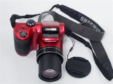 Samsung Wb Series Wb100 162mp Digital Camera Color Red Fully Tested
