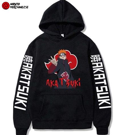 pain akatsuki hoodie naruto merchandise clothing
