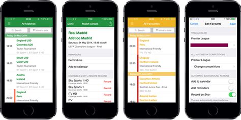 You can follow the changes in scores as they happen and receive all the results of the matches you want in real time! Live Football On TV App for iPhone and iPad | Download For ...