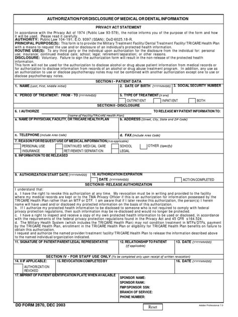 Dd 2870 Health Release Form Scan Pdf Pdf Patient Medical Record