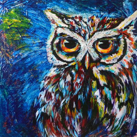 Midnite Owl Creative Owls Colorful Wall Decor Lovejoy