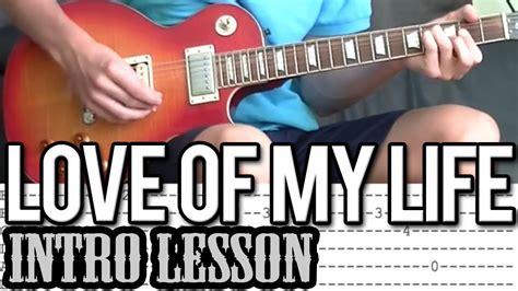 Love Of My Life By Queen Intro Guitar Lesson With Tab Youtube