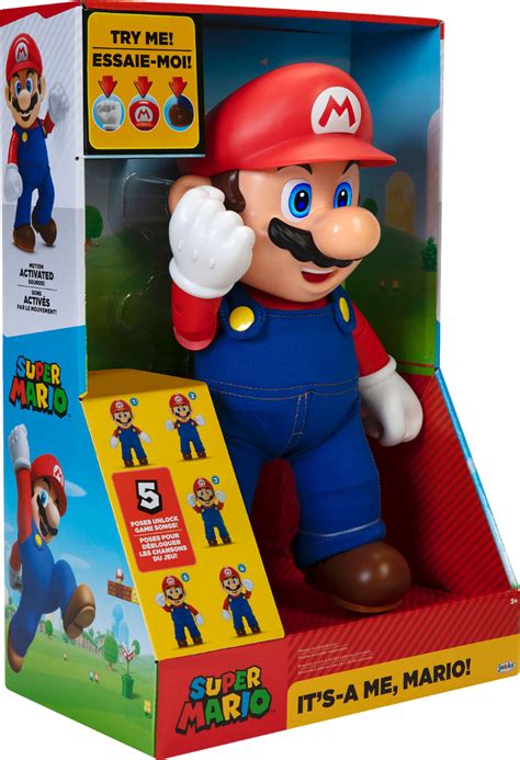 Jakks Pacific Super Mario Its A Me Figure 404302 Best Buy