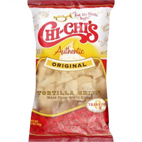 chi chi s® authentic original white corn tortilla chips 11 oz baker s