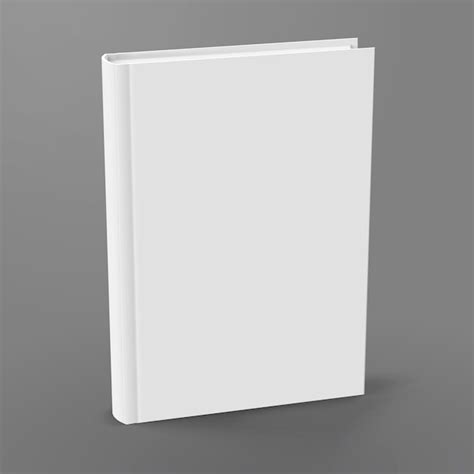Premium Vector Blank Book Cover Mockup
