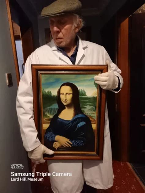20th Century Old Master Exhibition Artwork Mona Lisa Oil Painting After