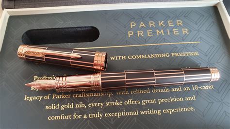 Another Day Another New Pen Parker Premier Luxury Brown Pgt M Nib R