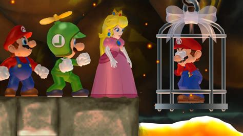 New Super Mario Bros Wii Peach Mario And Luigi Wants To Rescue