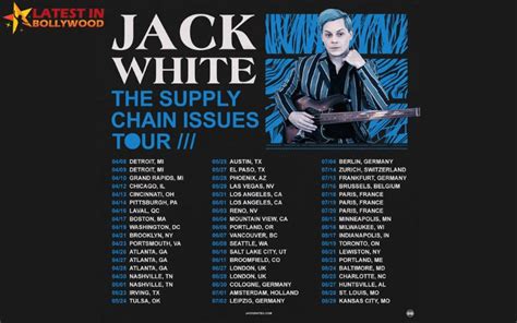 Jack White Tour Tickets Presale Concert Dates