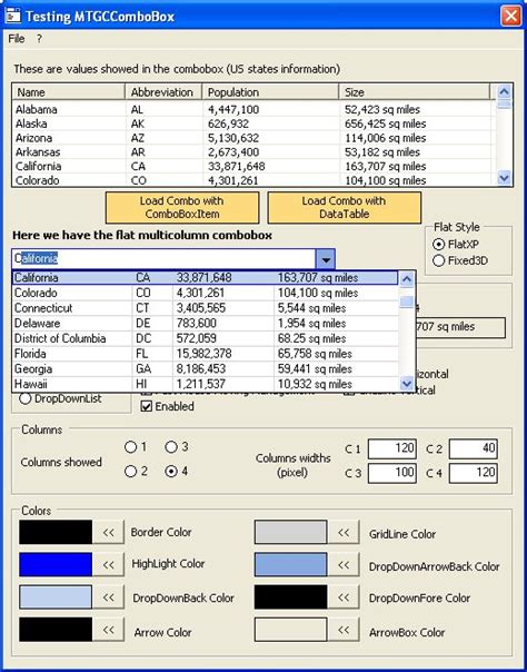 Multi Column Combobox Controls For Winforms Codesd Hot Sex Picture