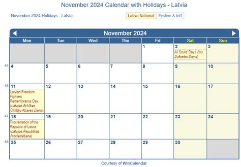 Print Friendly November 2024 Us Calendar For Printing