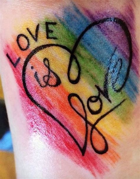 This love is love tattoo design really brings out the community that it represents in the first place. 51 Cute Heart Tattoo Designs for Women - Love Ambie