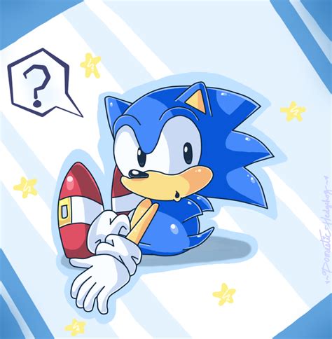 Cute Classic Sonic By Domestic Hedgehog On Deviantart Classic Sonic