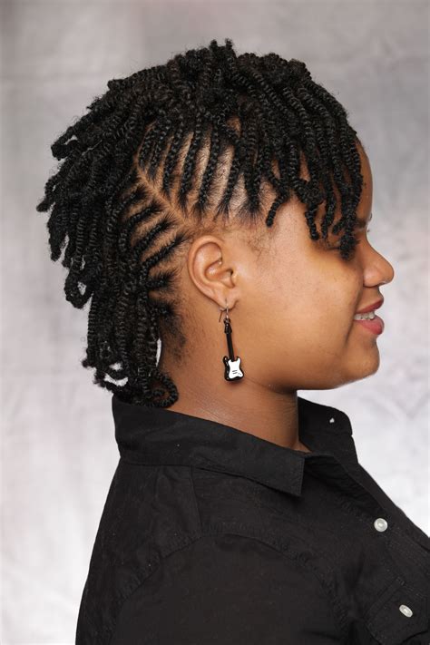 Looking for a new style of twists to try? Combination Style: Cornrows & Nubian Twist. #5 # ...