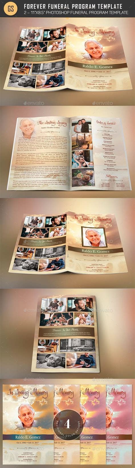 Forever Funeral Program Template Funeral Program Template Funeral