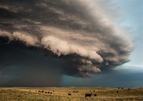 Prairie Thunderstorm High Precipitation Supercell In The Nebraska
