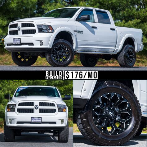 Lifted 2015 Ram 1500 With 20 Inch Fuel Assault Wheels And 6 Inch Rough