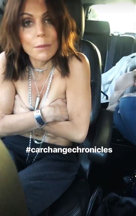 Bethenny Frankel Poses Topless While Changing In Car