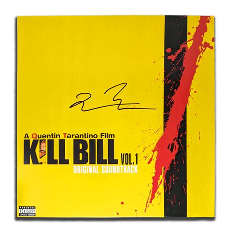 Quentin Tarantino Signed Kill Bill Vol 1 Original Soundtrack Autographed Vinyl Album Lp Sport