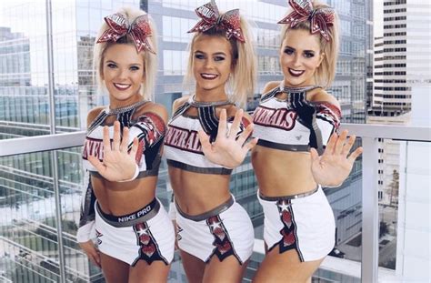 Cheerleaders With High Energy Poses