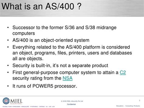 As400 Security Presentation Isaca 2008 For Distribution