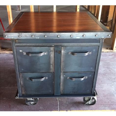 2 drawer lateral file cabinet. Vintage-Industrial-4-File-Cabinet.jpg