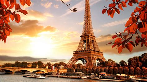 34734 views | 70987 downloads. Eiffel Tower In Autumn France Paris Fall, HD 4K Wallpaper