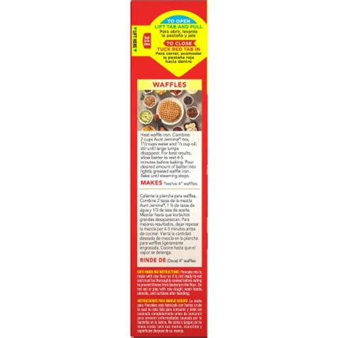 aunt jemima buttermilk complete pancake and waffle mix 32 oz fry s food stores
